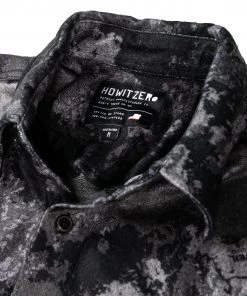 Howitzer Clothing 'Howitzer' Men's Carbine Flannel Button Down - Black / Multi