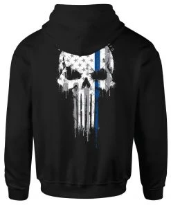 Howitzer Clothing Clothing 'Howitzer' Men's Brave Blue PO Hood - Black