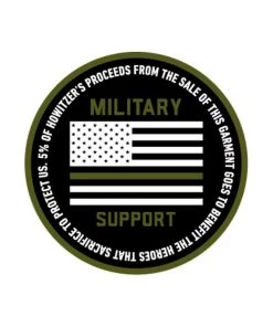 'Howitzer Clothing' Men's Never Tee - Graphite Heather