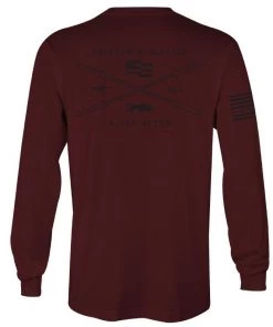 'Howitzer Clothing' Men's Freedom Athletics Tee - Burgundy