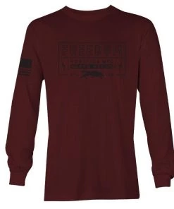 'Howitzer Clothing' Men's Freedom Athletics Tee - Burgundy