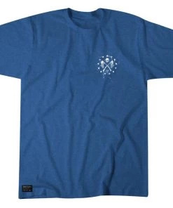 Howitzer Clothing 'Howitzer' Men's Liberty Patriot T-Shirt - Electric Blue Heather