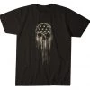 Howitzer Clothing 'Howitzer' Men's People Skull T-Shirt - Black / Brown Lava Wash