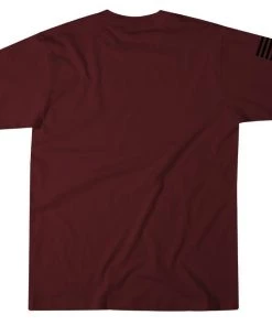 'Howitzer Clothing' Men's Standard Patriot Tee - Burgundy