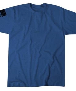 'Howitzer Clothing' Men's Standard Patriot Tee - Electric Blue Heather