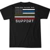 Howitzer Clothing 'Howitzer' Men's Triple Support T-Shirt - Black