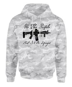 Howitzer Clothing 'Howitzer' Men's Infringed PO Hood - White Camo