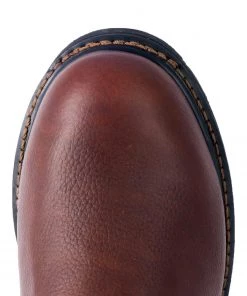 Dan Post Boot Co 'McRae' Men's 11" Internal Met Guard EH Steel Toe Pull On - Brown 14 Dan Post Boot Co 'McRae' Men's 11