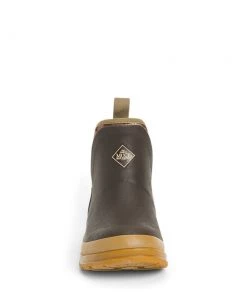 'Muck' Women's Muck Originals Ankle WP Boot - Brown / Plaid / Gum