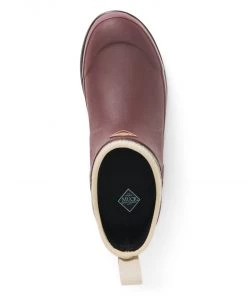 'Muck' Women's Muck Originals Ankle WP Boot - Rum Raisin / Tweed Herringbone