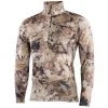SITKA WEAR AND EQUIPMENT 'Sitka' Men's Grinder Half Zip T-Shirt - Waterfowl : Marsh