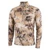 Trav's Outfitter 'Sitka' Men's Core Midweight Zip T-Shirt - Waterfowl : Marsh