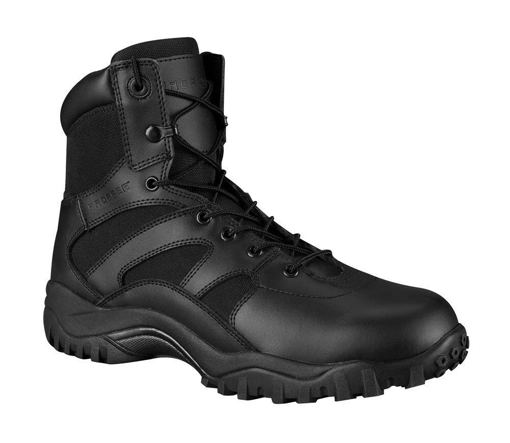 'Propper' Men's 8" Side Zip Tactical Duty Boot - Black 3 'Propper' Men's 8" Side Zip Tactical Duty Boot - Black
