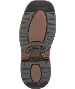 Kids 'Rocky' Youth Ride FLX WP Square Toe - Brown / Realtree Camo