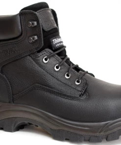 'Work Zone' Men's 6" 200GR EH WP Steel Toe - Black