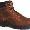 'Work Zone' Men's 6" 200GR EH WP Soft Toe - Brown