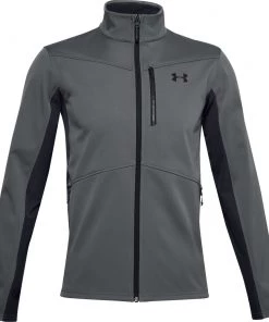 'Under Armour' Men's Coldgear Infrared Shield Jacket - Pitch Grey / Black
