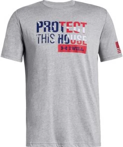 'Under Armour' Men's Protect This House T-Shirt - Steel Light Heather