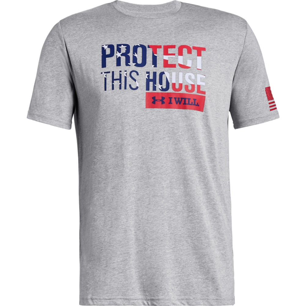 'Under Armour' Men's Protect This House T-Shirt - Steel Light Heather 3 'Under Armour' Men's Protect This House T-Shirt - Steel Light Heather