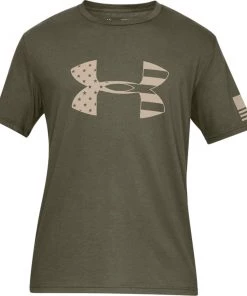'Under Armour' Men's Freedom Tonal T-Shirt - Marine OD Green