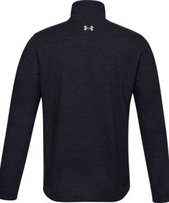 'Under Armour' Men's Specialist Grid Henley - Black / Summit White