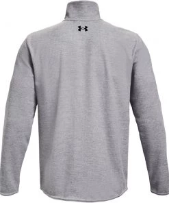 'Under Armour' Men's Specialist Grid Henley - Halo Grey / Black