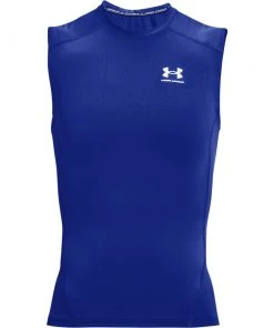 'Under Armour' Men's HeatGear® Sleeveless Compression - Royal / White