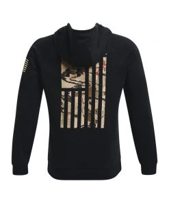 'Under Armour' Men's Freedom Flag Hoodie - Black
