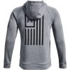 'Under Armour' Men's Freedom Flag Hoodie - Steel