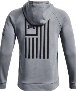 'Under Armour' Men's Freedom Flag Hoodie - Steel