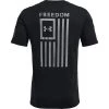 'Under Armour' Men's New Freedom Flag T-Shirt - Black / Steel 1 'Under Armour' Men's New Freedom Flag T-Shirt - Black / Steel