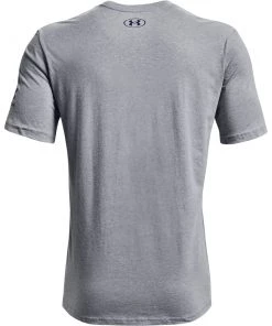 'Under Armour' Men's New Freedom BFL T-Shirt - Steel Light Heather / Royal 11 'Under Armour' Men's New Freedom BFL T-Shirt - Steel Light Heather / Royal
