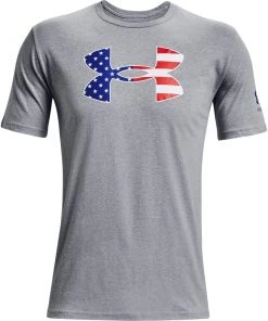 'Under Armour' Men's New Freedom BFL T-Shirt - Steel Light Heather / Royal 10 'Under Armour' Men's New Freedom BFL T-Shirt - Steel Light Heather / Royal