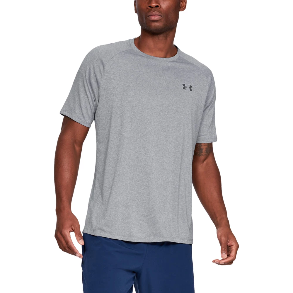 'Under Armour' Men's Tech 2.0 Tee - Steel Heather 3 'Under Armour' Men's Tech 2.0 Tee - Steel Heather