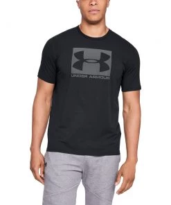 'Under Armour' Men's Boxed Sportstyle T-Shirt - Black / Graphite