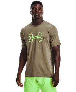 'Under Armour' Men's Fish Hook Logo T - Tent Short Sleeve