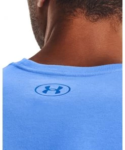 Short Sleeve 'Under Armour' Men's Fish Hook Logo T - Carolina Blue