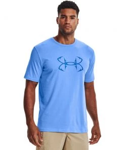 Short Sleeve'Under Armour' Men's Fish Hook Logo T - Carolina Blue