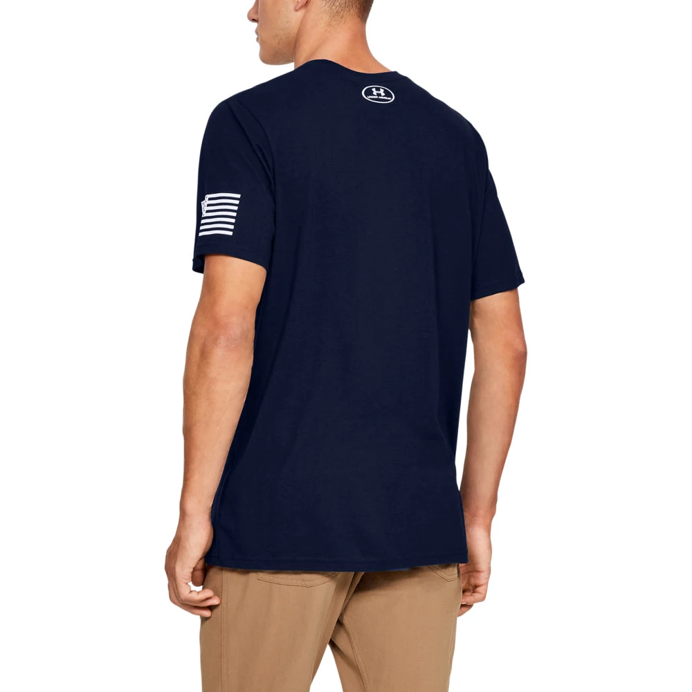 'Under Armour' Men's Freedom Logo T-Shirt - Academy 4 'Under Armour' Men's Freedom Logo T-Shirt - Academy