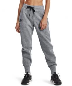 'Under Armour' Women's Armour Fleece Joggers - Steel Medium Heather
