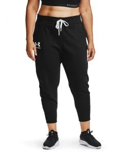 'Under Armour' Women's Rival Fleece Joggers - Black (ext. Sizes)