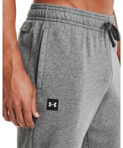 'Under Armour' Men's Rival Fleece Pants - Pitch Grey 9 'Under Armour' Men's Rival Fleece Pants - Pitch Grey