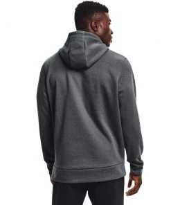 'Under Armour' Men's Freedom Emboss Hoodie - Carbon Black