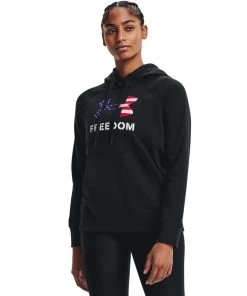 'Under Armour' Women's Freedom Rival Hoodie - Black