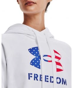 'Under Armour' Women's Freedom Rival Hoodie - White