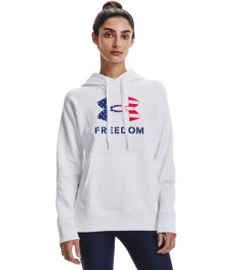 'Under Armour' Women's Freedom Rival Hoodie - White