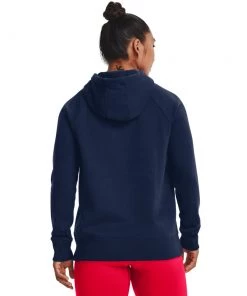 'Under Armour' Women's Freedom Rival Hoodie - Academy / Red