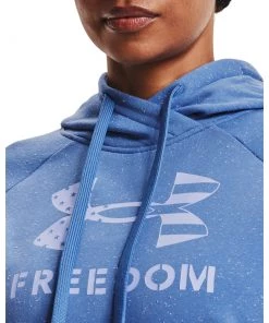 'Under Armour' Women's Freedom Rival Hoodie - River / Isotope Blue