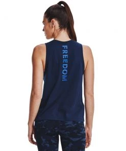 'Under Armour' Women's Freedom Repeat Muscle Tank - Academy / Red