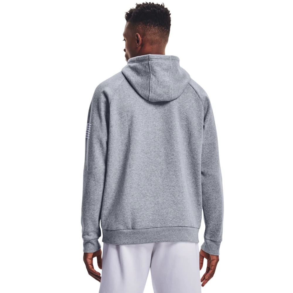 'Under Armour' Men's Freedom Fleece Hoodie - Steel Medium Heather 5 'Under Armour' Men's Freedom Fleece Hoodie - Steel Medium Heather